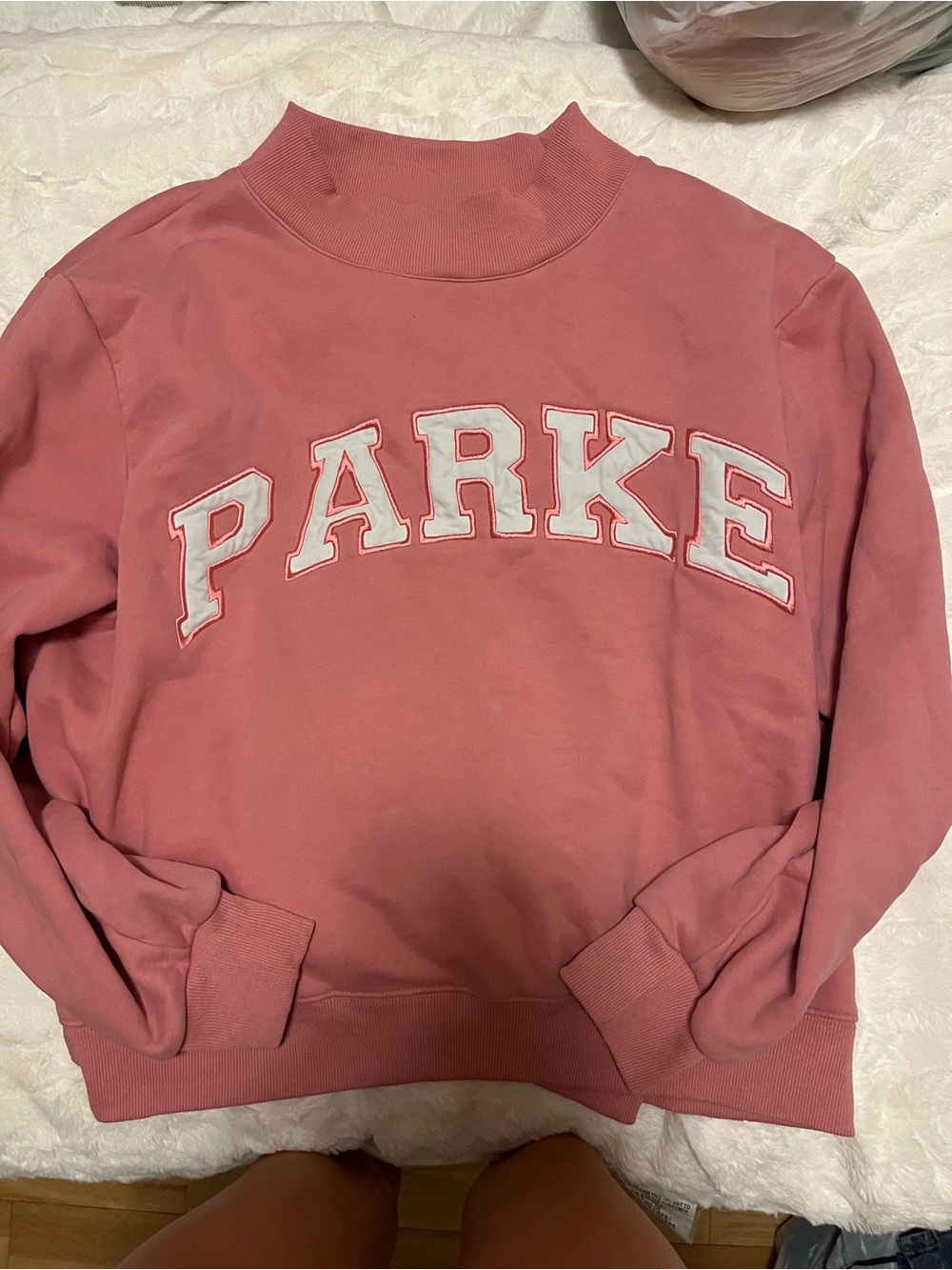 Parke Women's Pink Crewneck Sweater